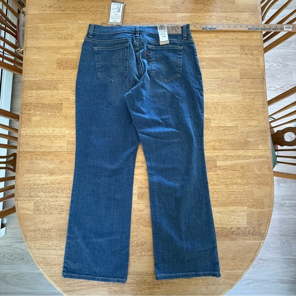 NWT Levi's Relaxed Boot Cut 550 16 Short Misses Indigo Jeans classic rise - Picture 3 of 14